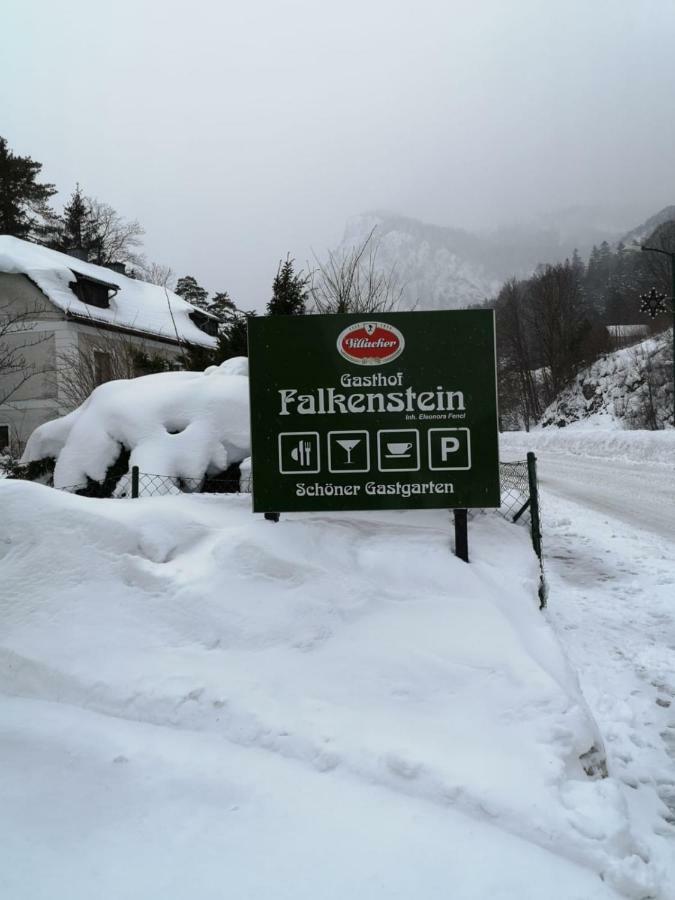 Gasthof Zum Falkenstein Hotell Schwarzau im Gebirge Exteriör bild